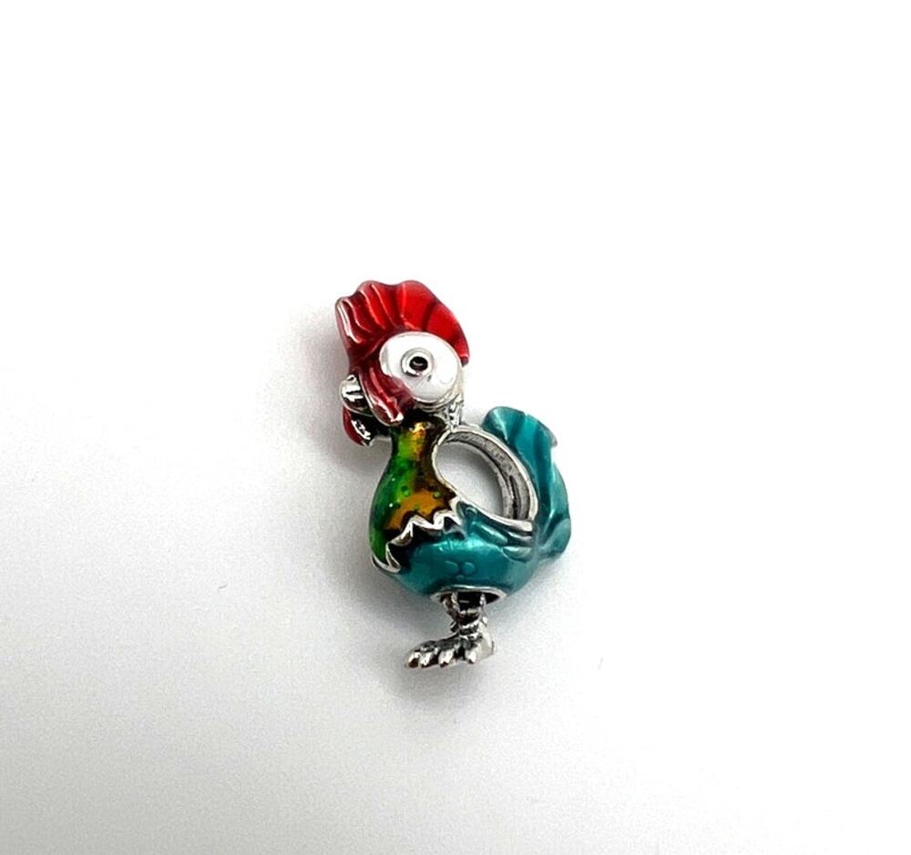 New Moana's Rooster Hei Hei Charm for European Bracelet